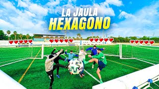 😱 *JAULA 6 PORTERÍAS* ⚽ ¡Retos de Fútbol!