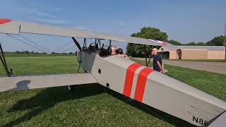 Running the new Radial engine on Joes Biplane