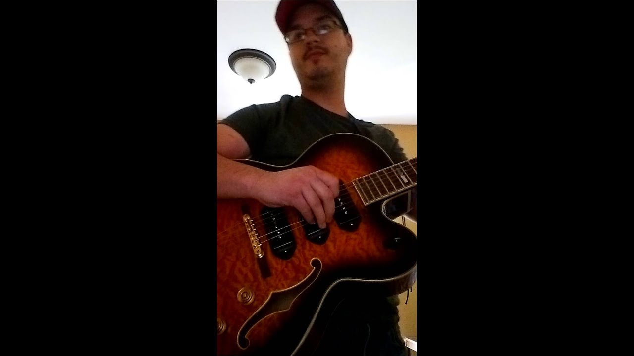 Gibson es-5 copy by dot on shaft