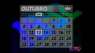 Calendários - SBT SP (13 e 14/10/1992)