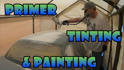 Squad Car: Primer, tinting paint, and final coat! [4K] Ep34
