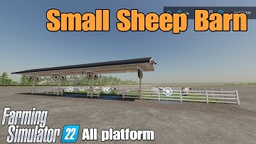 Small Sheep Barn / FS22 mod for all platforms