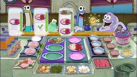 SpongeBob: Krusty Cook-Off - Ham-A-Lot - Level 53 - No Boosters - FULL STORY - CaroGamesNL