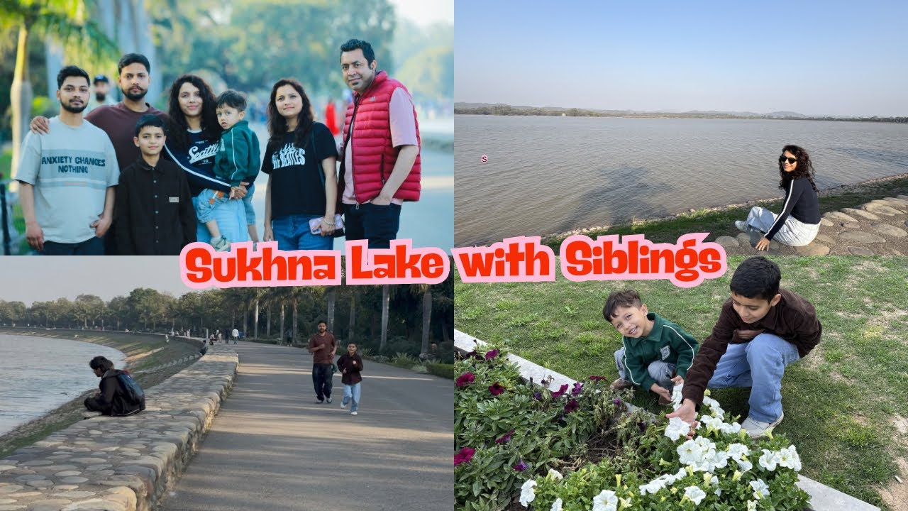 Chandigarh Vlog 🌸Food, Fun & Sukhna Lake