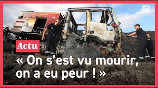 Exclusif : ces marins pompiers échappent aux flammes dans l’incendie des monts d’Arrée