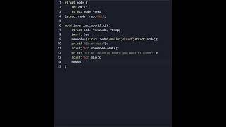 how to insert at a specific position in a singly linked list