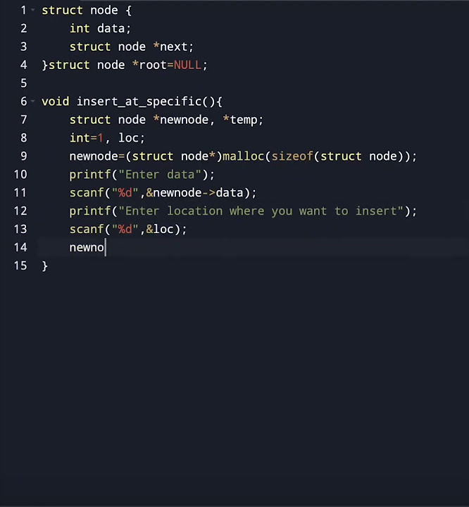 how to insert at a specific position in a singly linked list - YouTube