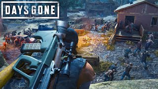 TAKING OVER AN AMBUSH CAMP USING A HORDE in Days Gone!
