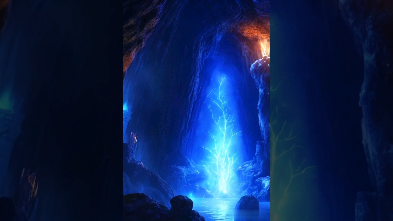 Fantasy, Cave, Mystical image...