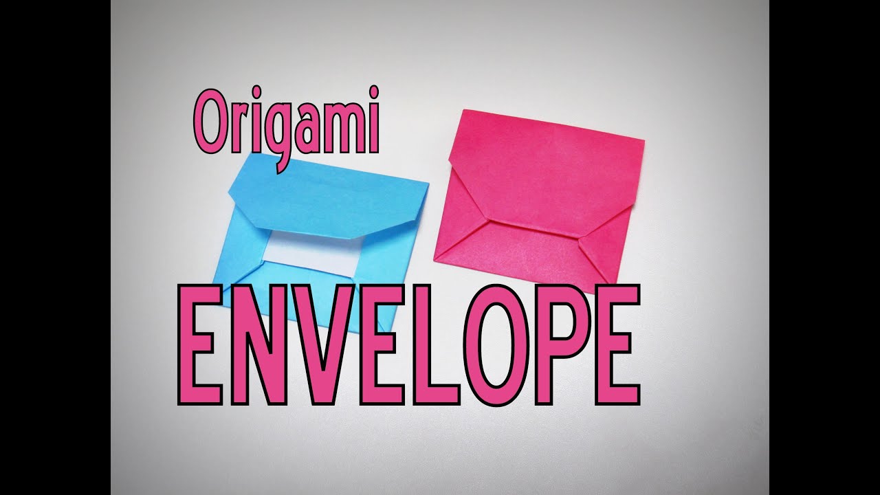 Origami - How to make an ENVELOPE - YouTube