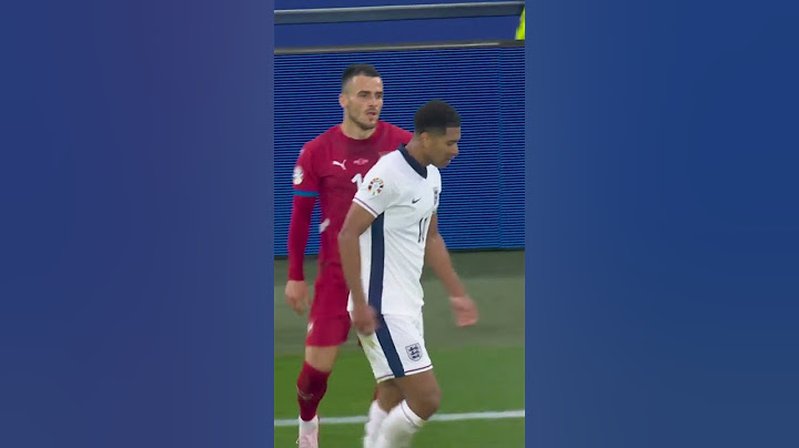 Jude Bellingham and Kostic are getting chippy 😳 #euro #uefa #england #serbia