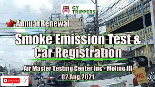Information SMOKE EMISSION TEST - CAR REGISTRATION RENEWAL (Air Master Emission Testing - Molino Road)-02.Aug.21 News