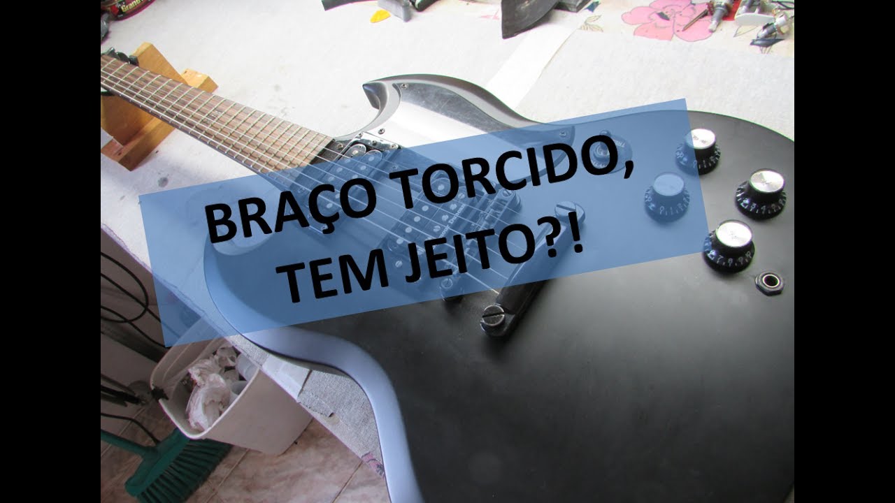 Guitarra SG com braço torcido - Tem jeito?