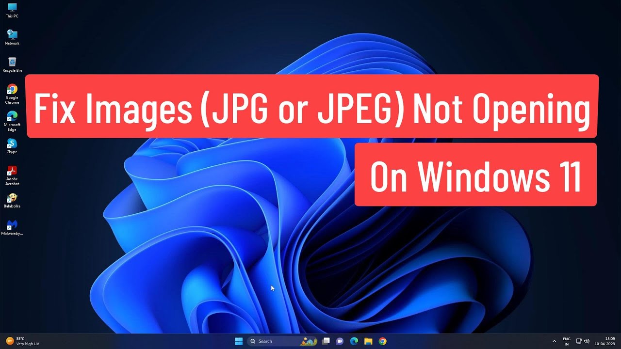 Fix Images (JPG or JPEG) Not Opening On Windows 11 YouTube