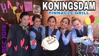 KONINGSDAM - PINNACLE GRILL BIRTHDAY PARTY