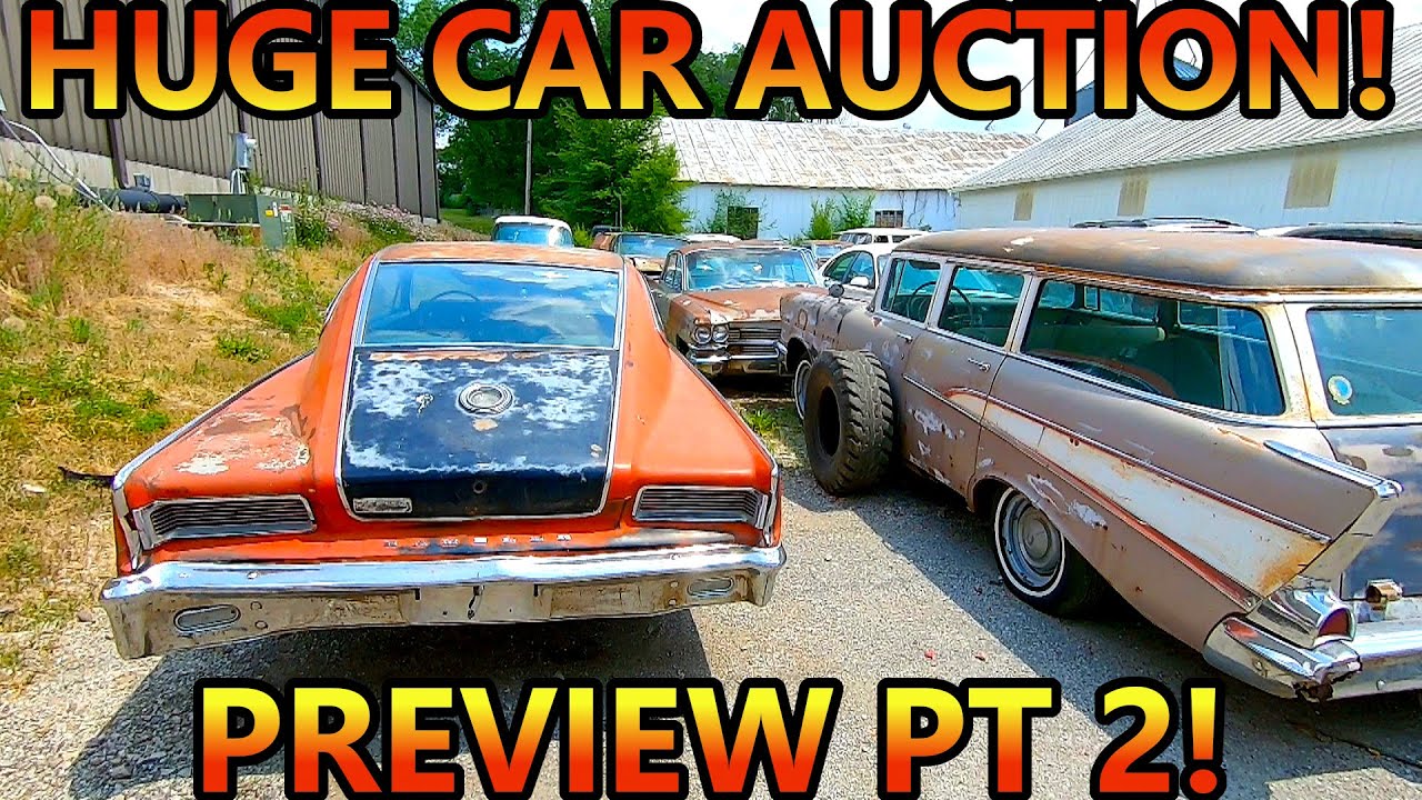 Huge Collector Car Auction Preview! Car Museum Being Sold At Auction