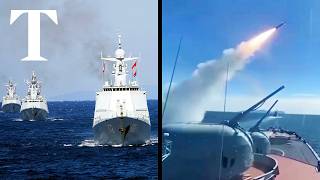 Russia And China Test Naval Missiles In The Sea Of Japan