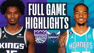 KINGS at HORNETS | NBA FULL GAME HIGHLIGHTS | October 31, 2022