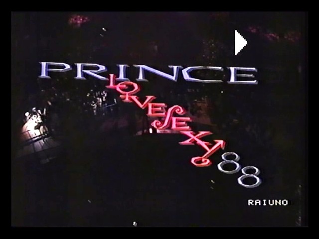 Prince - Lovesexy World Tour 1988 live from Dortmund - Rai Uno