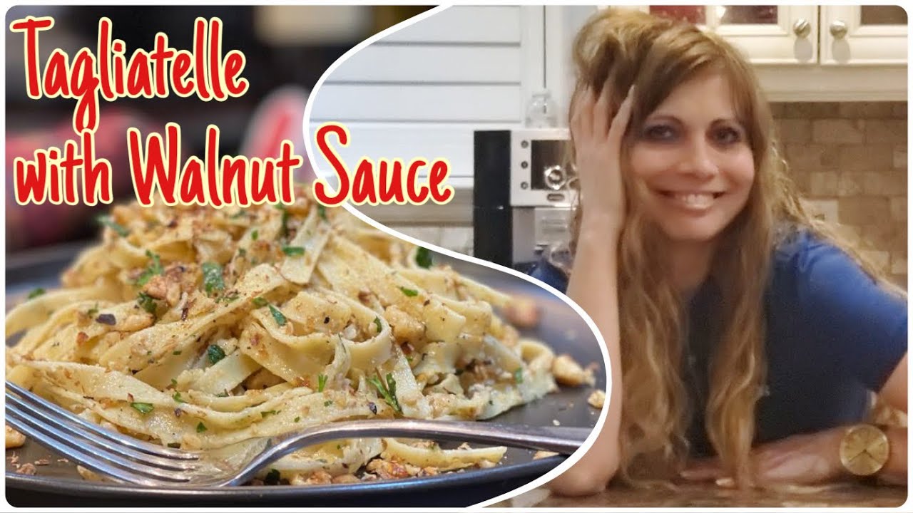 Amazing Tagliatelle with Walnut Sauce Easy Recipe