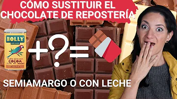 ¿Con qué se puede sustituir el chocolate?