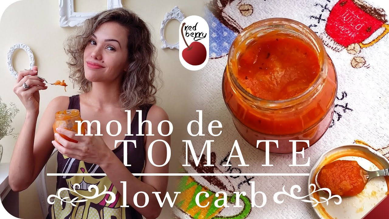 MOLHO DE TOMATE | Low Carb e Baixo Sódio