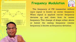 Frequency Modulation in modern electronic communication.