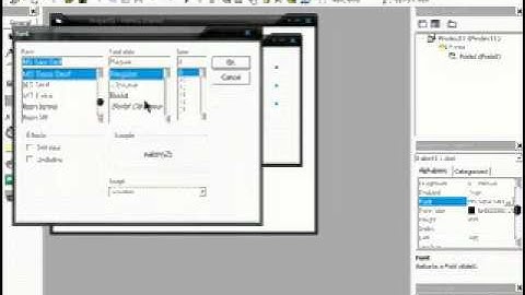 Warna Tulisan Berubah-rubah dengan VB6.flv