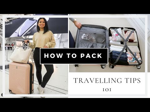 वीडियो: सूटकेस में चीजें कैसे पैक करें