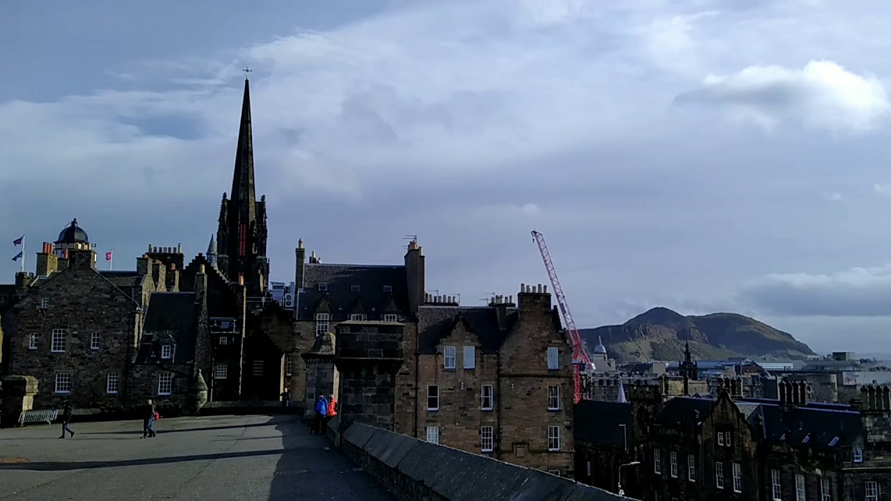 Up on the Edinburgh 🏰 Castle