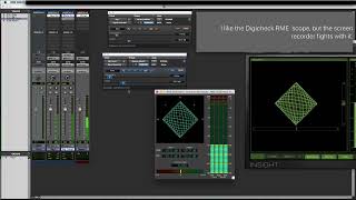 Phase in Protools: XY Lissajous - Izotope Insight - Eventide Precision Time Delay - RME Digicheck