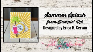 Sunny Splash from Stampin' Up!