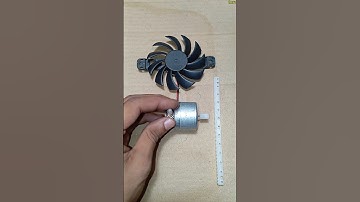 How I Powered a Cooling Fan with Dynamo Generator Motor • Dc Motor Project