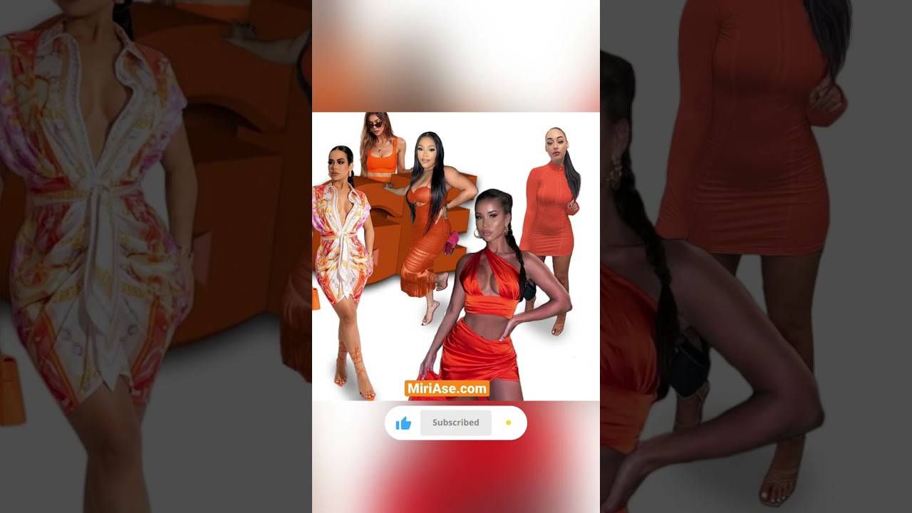 MiriAse.com: A few of our Fall Orange Color Theme Dresses