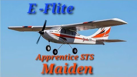 E-Flite Apprentice STS maiden flight