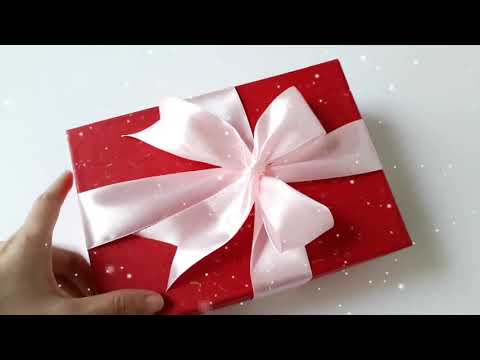Video Thắt nơ ruy băng cho hộp quà. - youtube