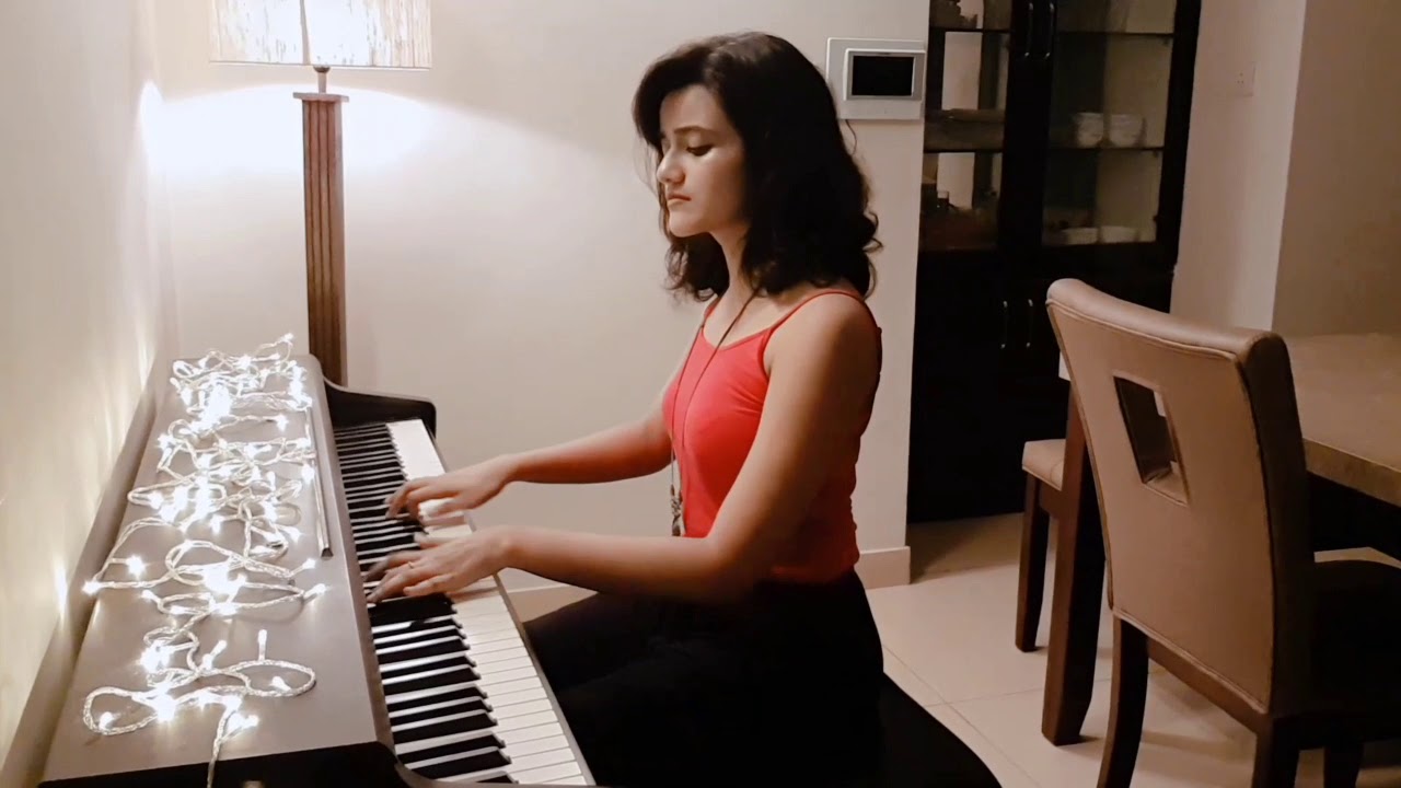 Shubhashree   Tere Liye  Veer Zaara    Piano Cover