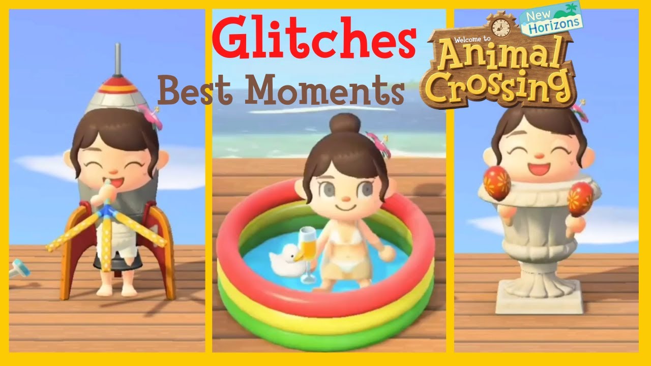 Animal Crossing Glitch 2021 And Best moments clips 2 YouTube