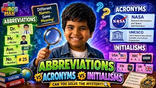 Can You Solve the Word Mystery Abbreviations Acronyms Initialisms Explained