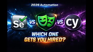 Selenium vs Playwright vs Cypress | Which One Actually Gets You Hired? | Best automation tool ? Profile