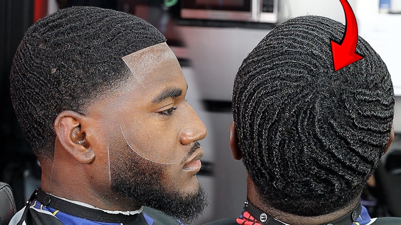 😳 $1000 DOLLAR HAIRCUT / FULL LEGNTH WAVER HAIRCUT/ FADED BEARD/ HAIRCUT TUTORIAL 