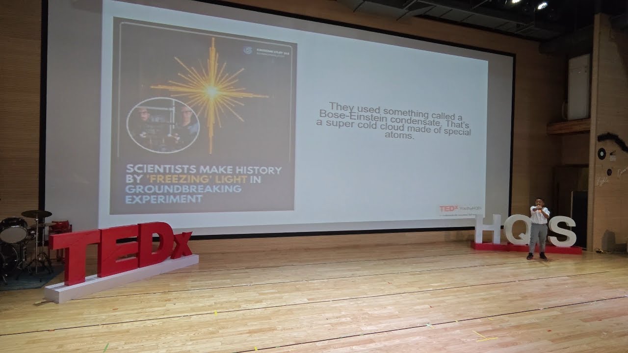 Wait... You Can Freeze Light | Malcolm Jackson | TEDxHQIS Youth