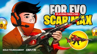 Playing Free Fire Solo Tournament ☠️| For Rare Evo Scar Max 🔫| Shreyash!op screenshot 5