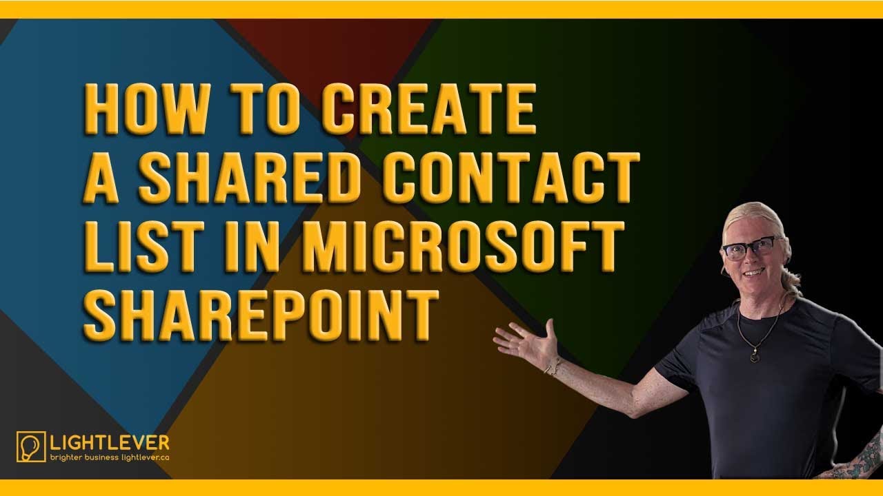 How To Create A Shared Contact List In Microsoft SharePoint Microsoft
