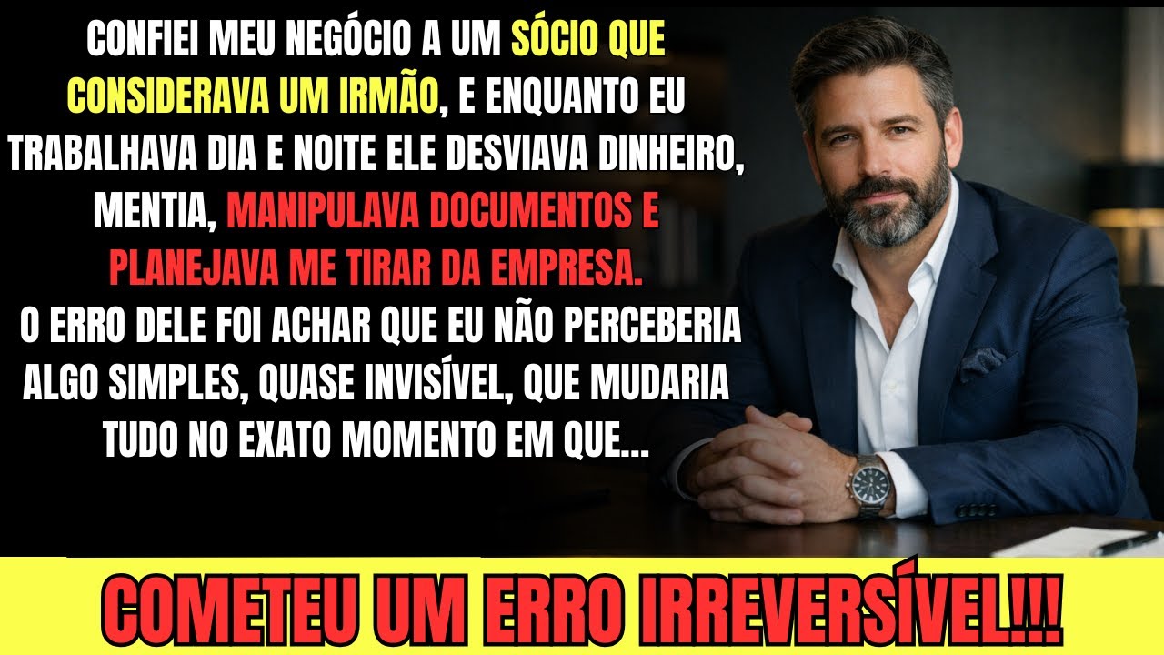 TRABALHEI DIA E NOITE ENQUANTO ELE ME ROUBAVA — ATÉ UM SINAL INVISÍVEL VIRAR O JOGO