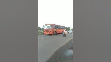 chandrapur to vardha lal pari #youtubeshorts #travel #bus #msrtc #shortviral #fame #youtube #lalpari