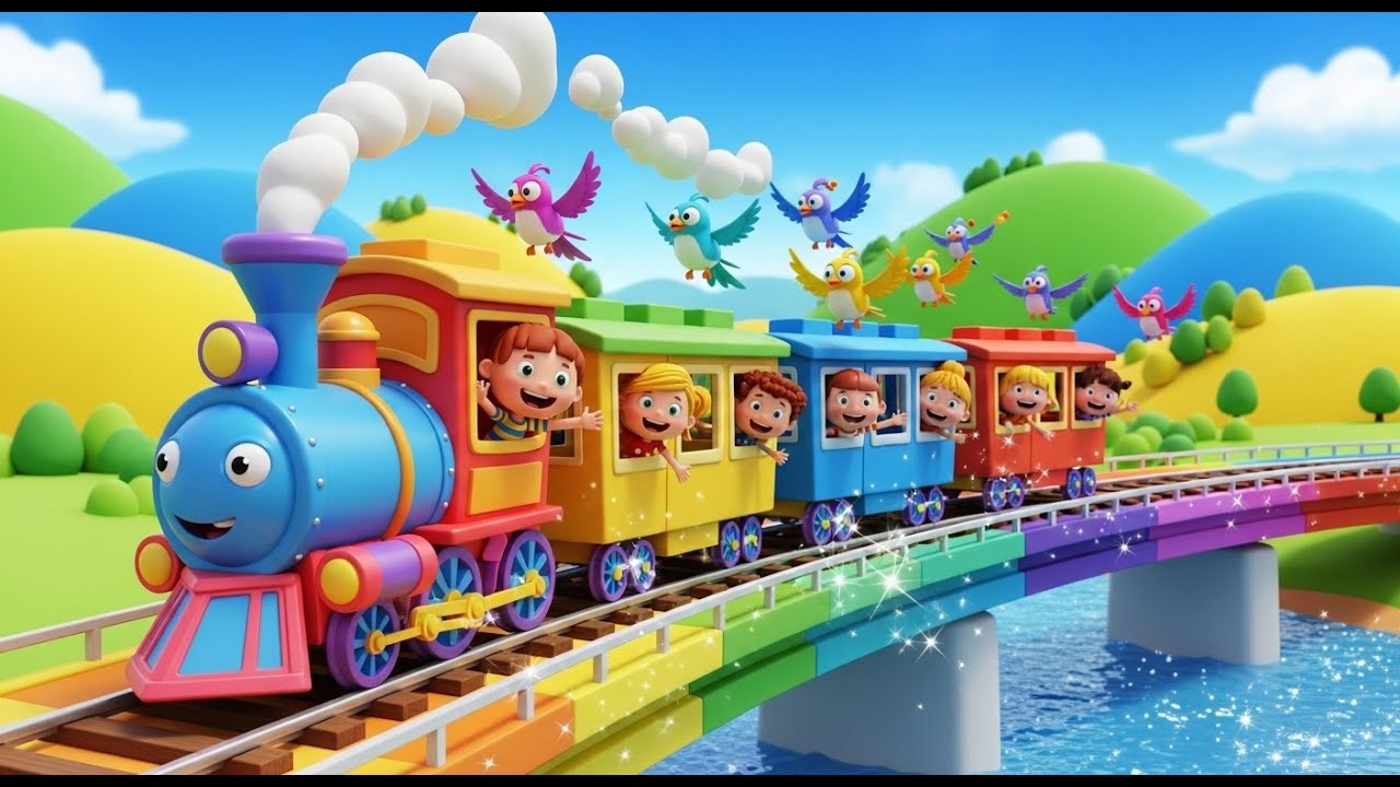 Train Ride Through Learning Land for Kids | Fun Nursery Rhymes & Baby Songs for Toddlers 🚂🎶