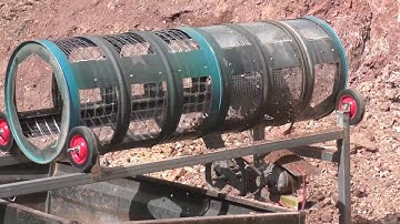 [Off Grid Build] DIY Rotary Sieve (Trommel) For Separating Stone from Earth (Making Gravel)