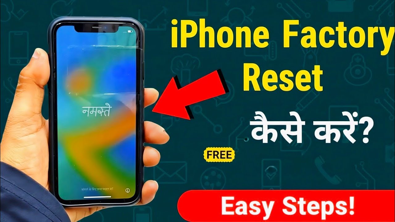 How To Factory Reset iphone | iphone Factory Reset Full Process Very Easy👌