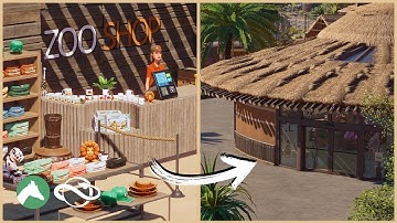 Building a GIFT SHOP in the Desert Adventure Park! | Planet Zoo